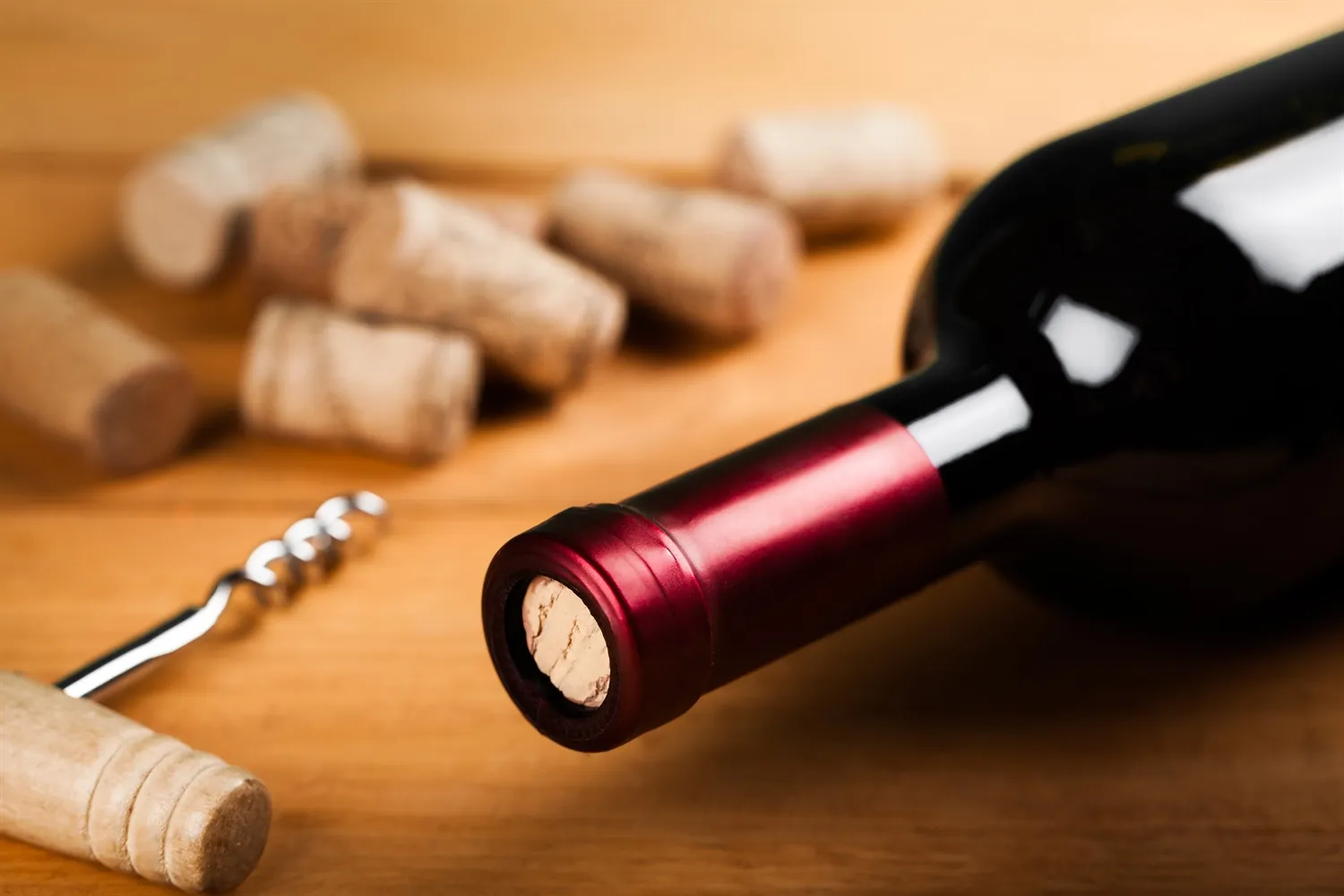 Griechischer Wein mit Korken